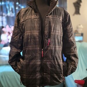 L.L. Bean Black Plaid Jacket